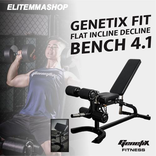 Gambar GENETIX FIT Flat Incline Decline Bench 4.1 dari ELITE MMA SHOP Jakarta Barat Tokopedia