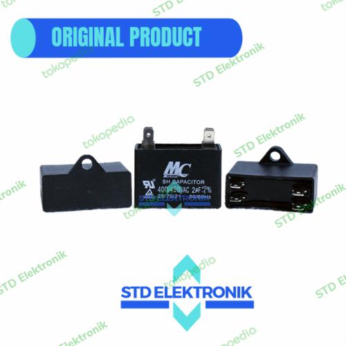 Jual Kapasitor Fan Outdoor AC 2 uf MC / Capasitor Fan AC 2uf Jakarta Timur STD Elektronik