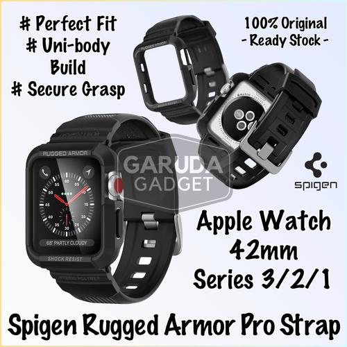 Jual Strap Case Apple Watch 3 2 1 42mm Spigen Rugged Armor Pro Band Casing  - Jakarta Utara - Garuda Gadgets | Tokopedia