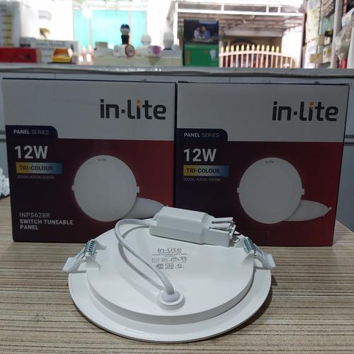 Jual lampu panel INPS 628 R ST 12 WAT .TRI COLOUR 3000K.4000K.6500K ...