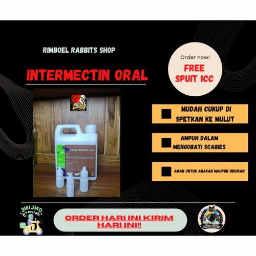 Intermectin Rabbit Jual intermectin obat scabies oral untuk kelinci, kucing 5ml - 15ml ...