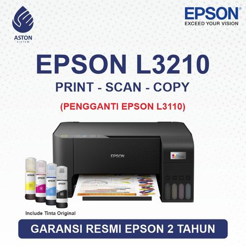 Jual Printer Epson L3210 Pengganti L3110 - Print Scan Copy - Tinta AMAZiNK  - Kota Metro - Aston Sistem Metro | Tokopedia