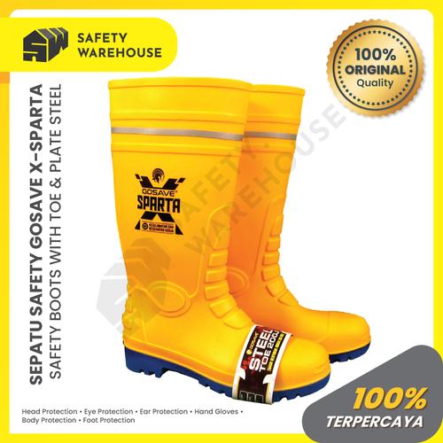 Sepatu Boot Steel Toe Boots Warehouse Sepatu Boots Safety Karet