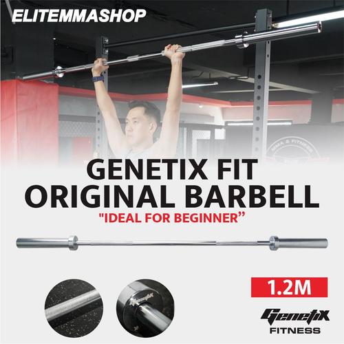 Gambar GENETIX FIT Original Barbell 1.2m dari ELITE MMA SHOP Jakarta Barat Tokopedia