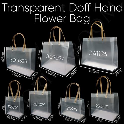 Gambar Transparent Doff Hand Flower Bag - Goodie Bag - Hampers - 135715, Tidak tukarsize dari Florist Room Jakarta Selatan Tokopedia