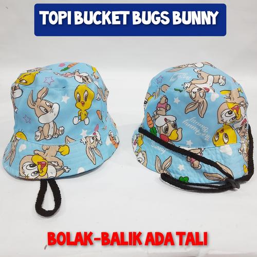 Jual Topi Bucket anak tali baby Bugs 