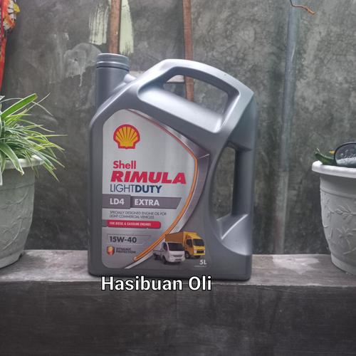 Jual SHELL RIMULA LD4 EXTRA 15W 40 (OLI MESIN DIESEL) 5 LITER ORIGINAL ...