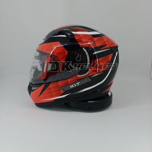Jual Helm KYT K2R Diamond Black Red 
