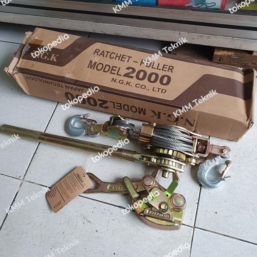 Jual NGK RATCHET PULLER 2 TON / POWER PULLER / PENARIK KABEL 2TON