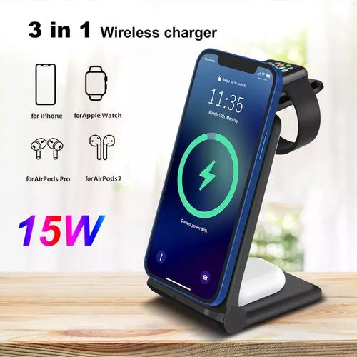 Jual Dock Stand charger wireless Hp samsung s20 Iphone X earbuds airpod pro  - Putih - Jakarta Barat - Voyage Store | Tokopedia