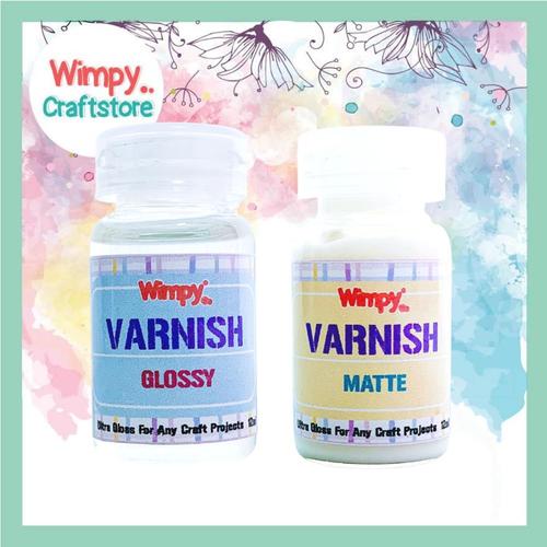 Jual Wimpy Varnish Polymer Clay Glaze Sealer pelapis clay bahan clay