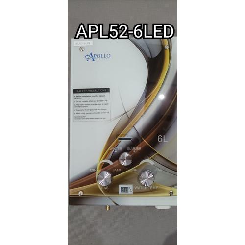 Jual WATER HEATER APOLLO GAS KACA 52 6LED - hnya watrheater, bubble - Kab.  Bandung - Gudang Jaya Grosir | Tokopedia