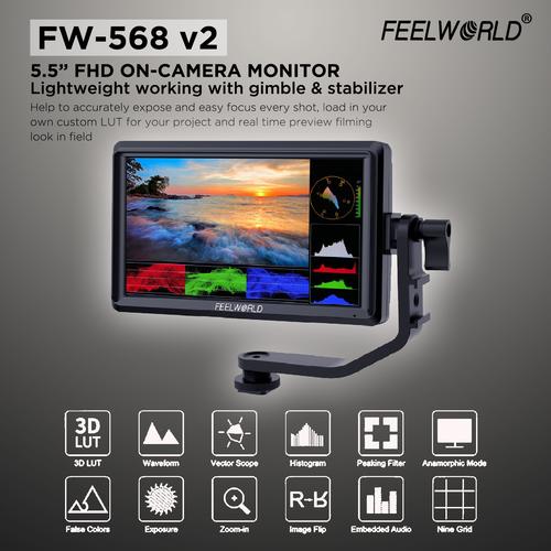 FEELWORLD FW568 5.5 Inch V2 Monitor 
