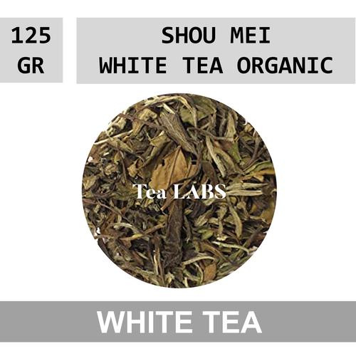 Jual White Tea Shou Mei Organik / Teh Putih Premium Kiloan 125 GRAM Kota Sukabumi Tea LABS