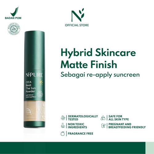 Gambar N'PURE Cica Beat The Sun POWDER dari Npure Official Jakarta Utara Tokopedia