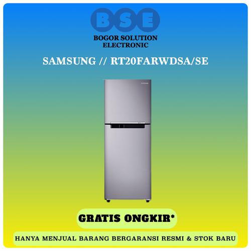 Promo Samsung kulkas 2 pintu Inverter Coolpack 12 Jam RT20FARWDSA 230L RT20 Cicil 0 3x Kota