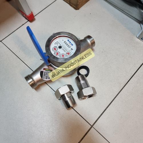 Jual Flow Meter SHM Stainless SS316 Horizontal 1 1/2" inch DN 40 Cold ...