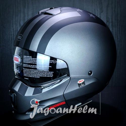 Jual BELL HELM BROOZER FREE RIDE | MATT GRAY BLACK | MODULAR - XL - Kota  Bekasi - Jagoan Helm | Tokopedia