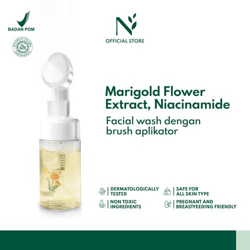 Gambar NPURE Face Foam/Wash Marigold Series (Anti Aging Facial Wash) dari Npure Official Jakarta Utara Tokopedia