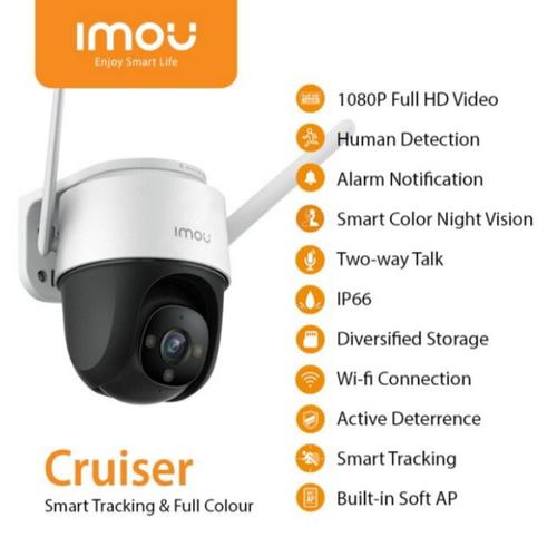 Jual IMOU Cruiser Full Color Outdoor PTZ IP Camera WiFi Smart Tracking