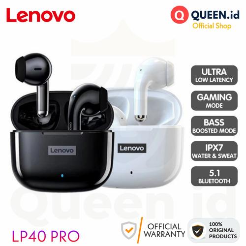 Harga Lenovo LP40 Wireless Headphones Hitam Terbaru Juni, 2022 dan  Spesifikasi
