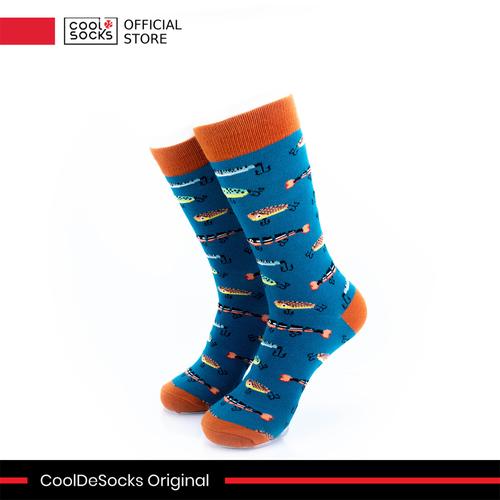 Gambar CoolDeSocks Original | Kaos Kaki Fashion - Fishing Lure Teal dari CoolDeSocks Official Jakarta Barat Tokopedia