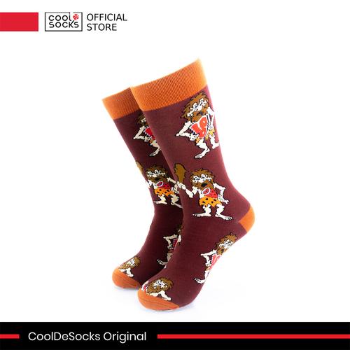 Gambar CoolDeSocks Original | Kaos Kaki Fashion - Caveman Orange dari CoolDeSocks Official Jakarta Barat Tokopedia