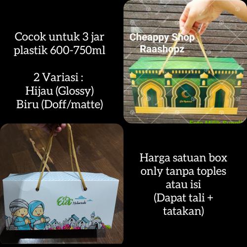 Jual Box Jar 600ml 750 Box Jar Lebaran Idul Fitri Box Hampers Lebaran ...