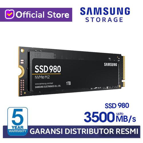 Gambar Samsung SSD 980 250GB 500GB 1TB M.2 PCIe NVMe 1.4 Gen3 M2 Internal SSD - 500GB dari Samsung Storage Official Jakarta Pusat Tokopedia