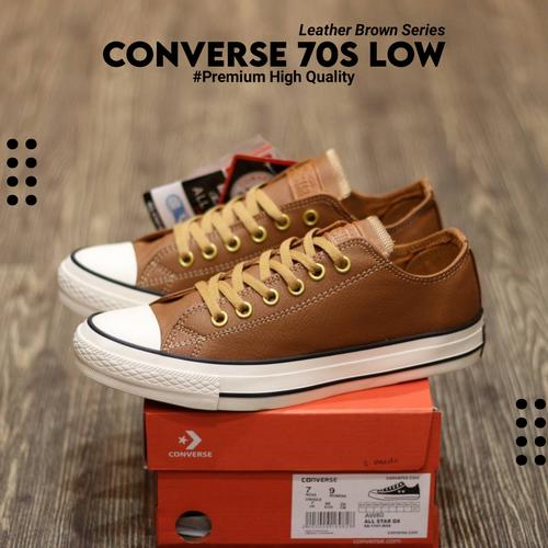 leather tan sneakers