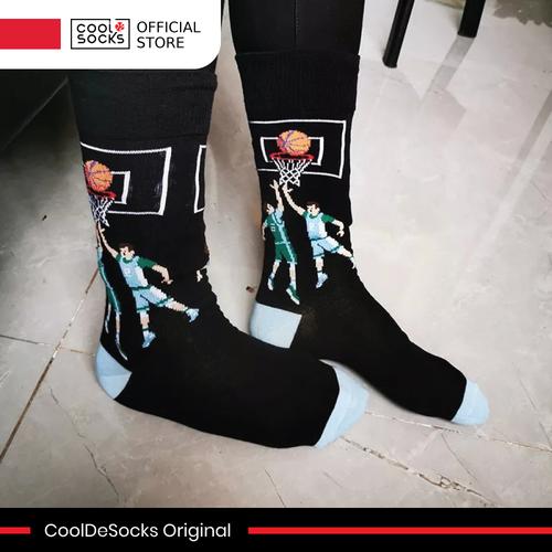 Gambar CoolDeSocks Original | Kaos Kaki Motif - Basketball Layup dari CoolDeSocks undefined Tokopedia