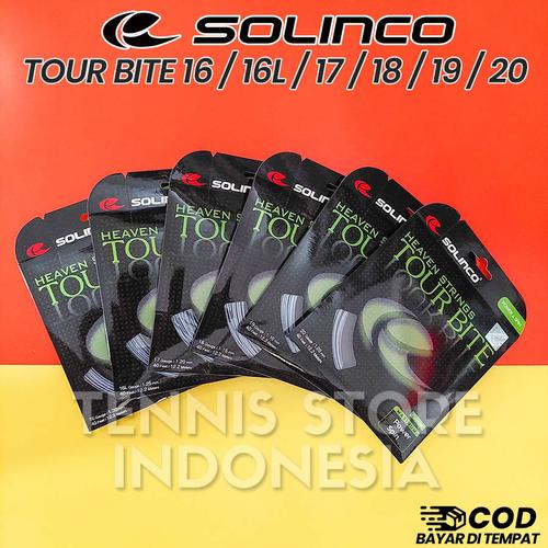 Cordage de tennis Solinco Tour Bite Soft en bobine de 200 mètres