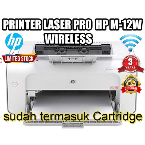Promo Printer Laserjet Pro HP M-12W Wireless Termasuk Cartridge-Hrg Promo -  Kota Surabaya - Kartika Digital Store | Tokopedia
