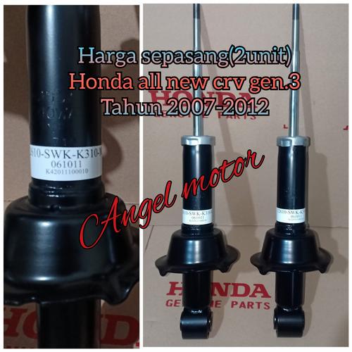 Jual shockbreaker shock absorber honda crv gen 3 belakang 20072012