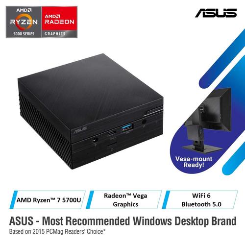Promo ASUS MINI PC PN51S1BB5700UMT AMD Ryzen 7 5700U Barebone
