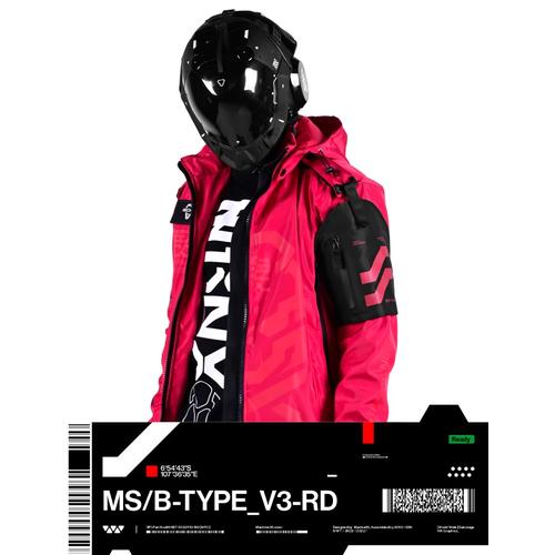 Gambar MS/B-TYPE_V3-RD - L dari Machine56 Kota Bandung Tokopedia