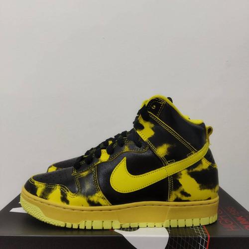 yellow nike dunk high