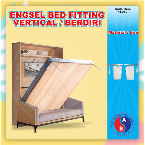 Jual Engsel Ranjang Lipat Berdiri Vertical Wall Bed Fitting Jakarta