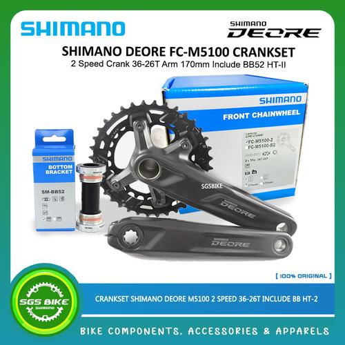 Crankset Shimano Deore M5100 36-26T 