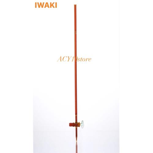 Jual IWAKI Buret, Class A, with Glass Stopcock, Amber, 50ml, 100ml 50