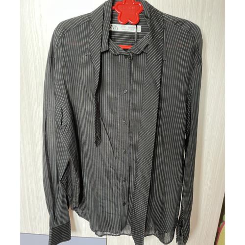 Jual Zara Boy shirt with tie size M 