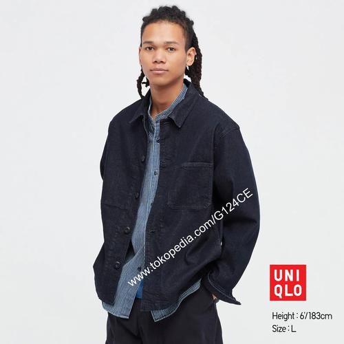 Jual UNIQLO Jaket Work Denim Jacket 