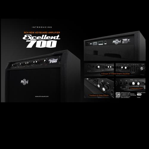 Jual Amplifier Keyboard RCH Excellent 700 NEW / 15 Inch Speaker - Kota ...