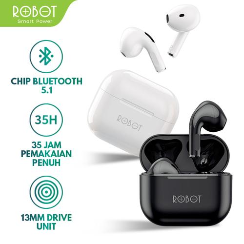 Promo Robot Wireless Earphone Airbuds T50 Original TWS Bluetooth