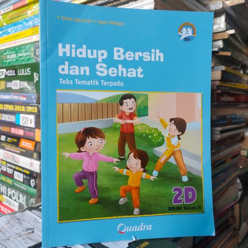 Jual buku teks tematik terpadu kelas 2 SD semester 2d k13n quadra ...