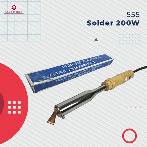 Jual Solder Listrik 200W Gagang Kayu 555 200 Watt Electric Soldering