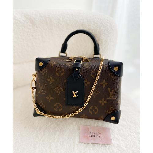 Jual L V Petite Malle Souple Black Monogram - Jakarta Utara - luxpreloved |  Tokopedia