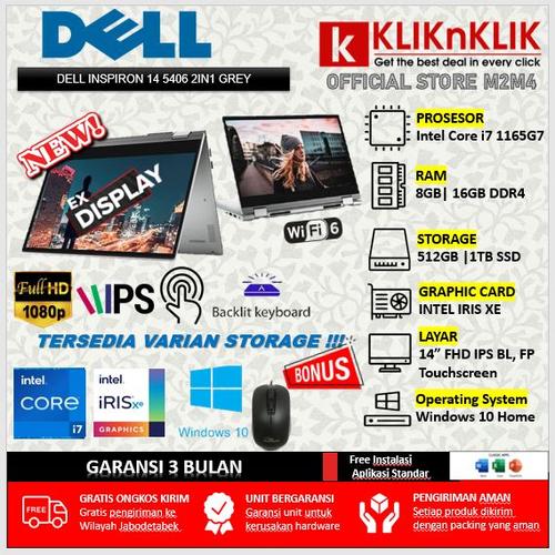 Jual Dell Inspiron 14 5406 2in1 i7 