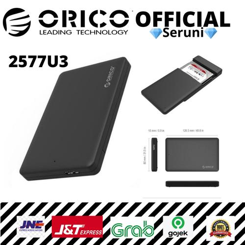 Gambar ORICO 2577U3 2.5 inch USB3.0 Hard Drive Enclosure dari serunicomp Kota Surabaya Tokopedia