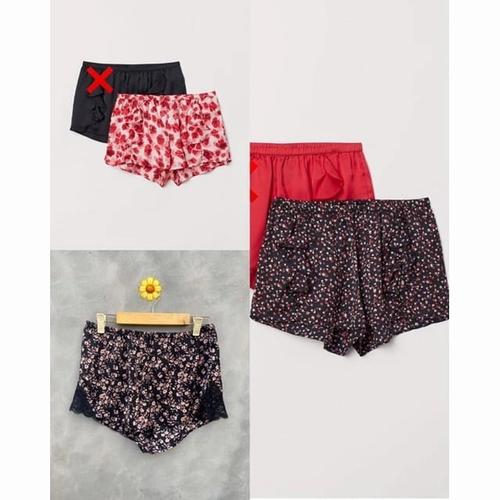 Jual H\u0026M pyjama satin shorts/ celana 